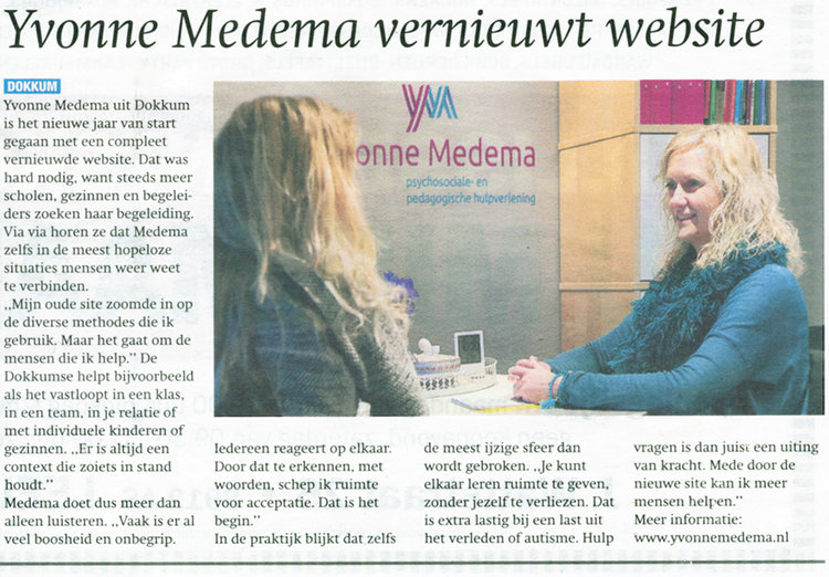 In de media